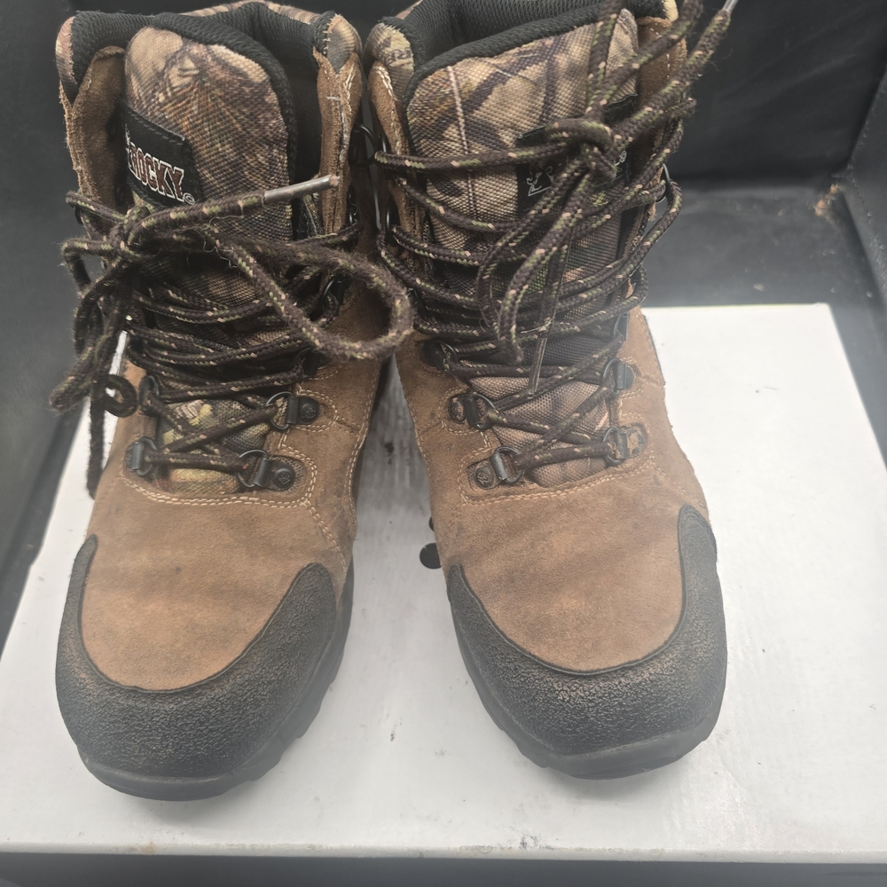 Rocky Kids' Outdoor Boots in Brown‎ and Camo